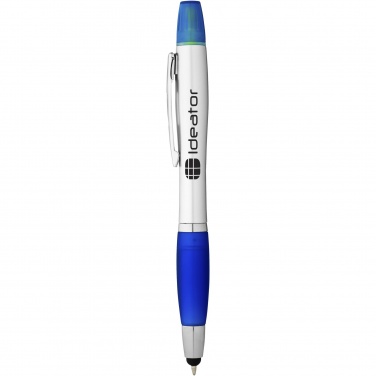 Logotrade promotional item image of: Nash stylus ballpoint pen and highlighter