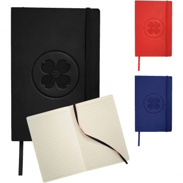 Logo trade promotional giveaways image of: Classic A5 soft cover notebook