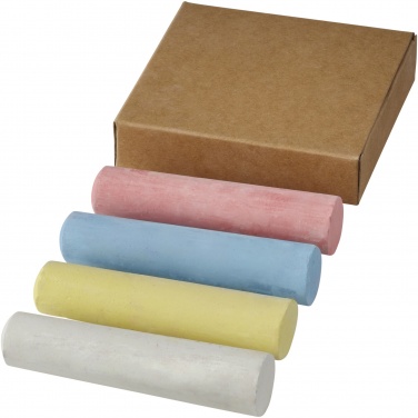 Logotrade business gift image of: Screech 4-piece chalk set