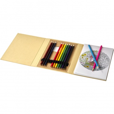 Logotrade promotional merchandise image of: Pablo colouring set with drawing paper