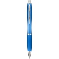 Nash ballpoint pen coloured barrel and grip, Aqua blue