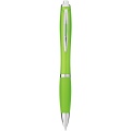 Nash ballpoint pen coloured barrel and grip, Lime