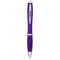 Nash ballpoint pen coloured barrel and grip, Purple