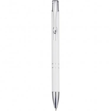 Logo trade business gifts image of: Moneta aluminium click ballpoint pen