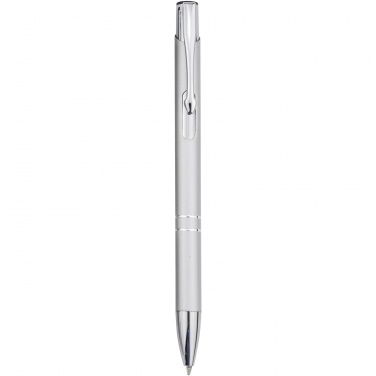 Logo trade promotional merchandise image of: Moneta aluminium click ballpoint pen