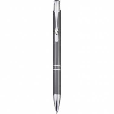 Logo trade promotional products picture of: Moneta aluminium click ballpoint pen