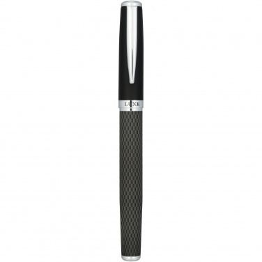 Logo trade corporate gift photo of: Carbon duo pen gift set with pouch