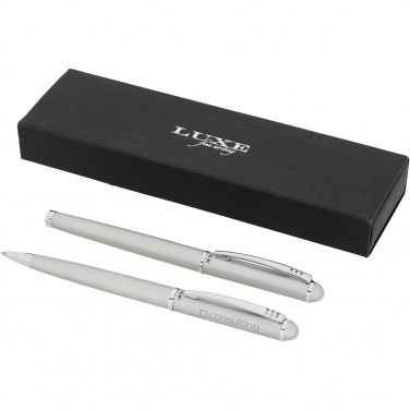 Logo trade promotional products image of: Andante duo pen gift set