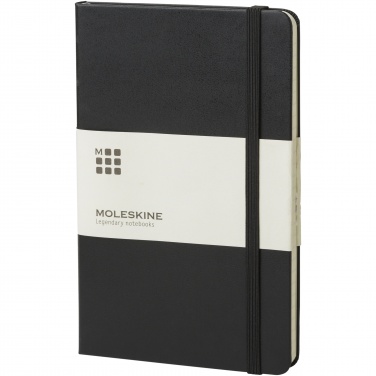 Logo trade promotional giveaway photo of: Moleskine Classic M hard cover notebook - ruled