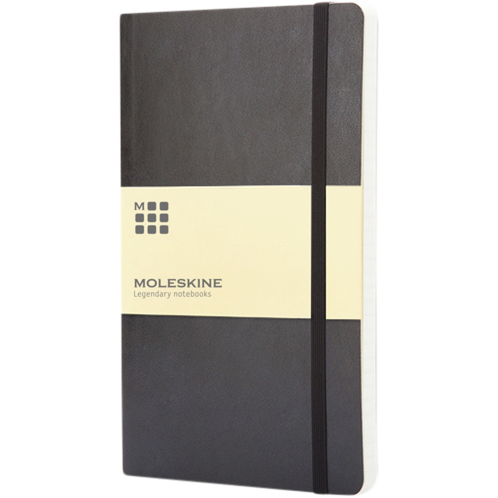 Logo trade advertising products image of: Moleskine Classic L soft cover notebook - ruled