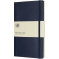 Moleskine Classic L soft cover notebook - ruled, Sapphire blue