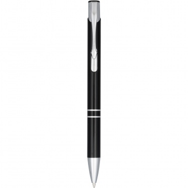 Logotrade promotional giveaway image of: Moneta anodized aluminium click ballpoint pen