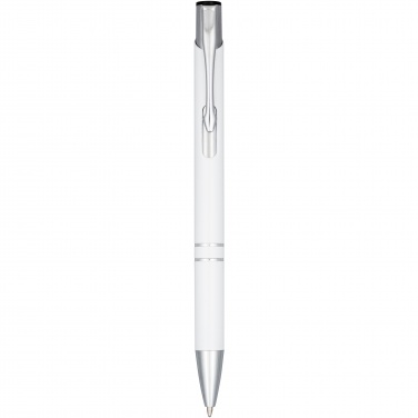 Logo trade corporate gifts image of: Moneta anodized aluminium click ballpoint pen