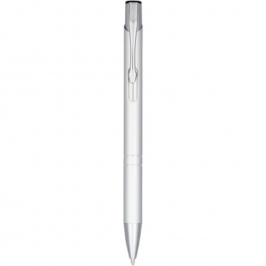 Logo trade corporate gift photo of: Moneta anodized aluminium click ballpoint pen