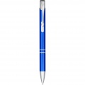 Moneta anodized aluminium click ballpoint pen, Blue