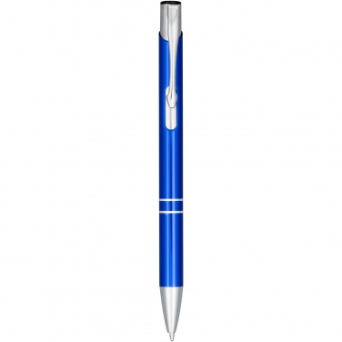 Logo trade promotional gifts picture of: Moneta anodized aluminium click ballpoint pen