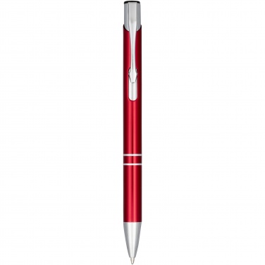 Logotrade promotional gift image of: Moneta anodized aluminium click ballpoint pen