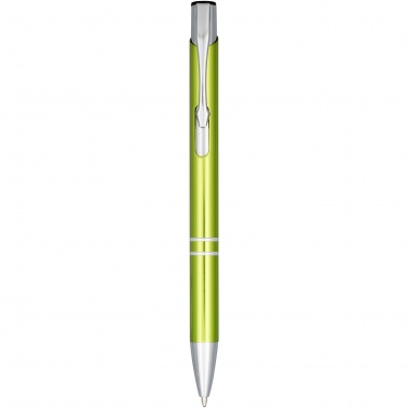 Logotrade promotional item picture of: Moneta anodized aluminium click ballpoint pen