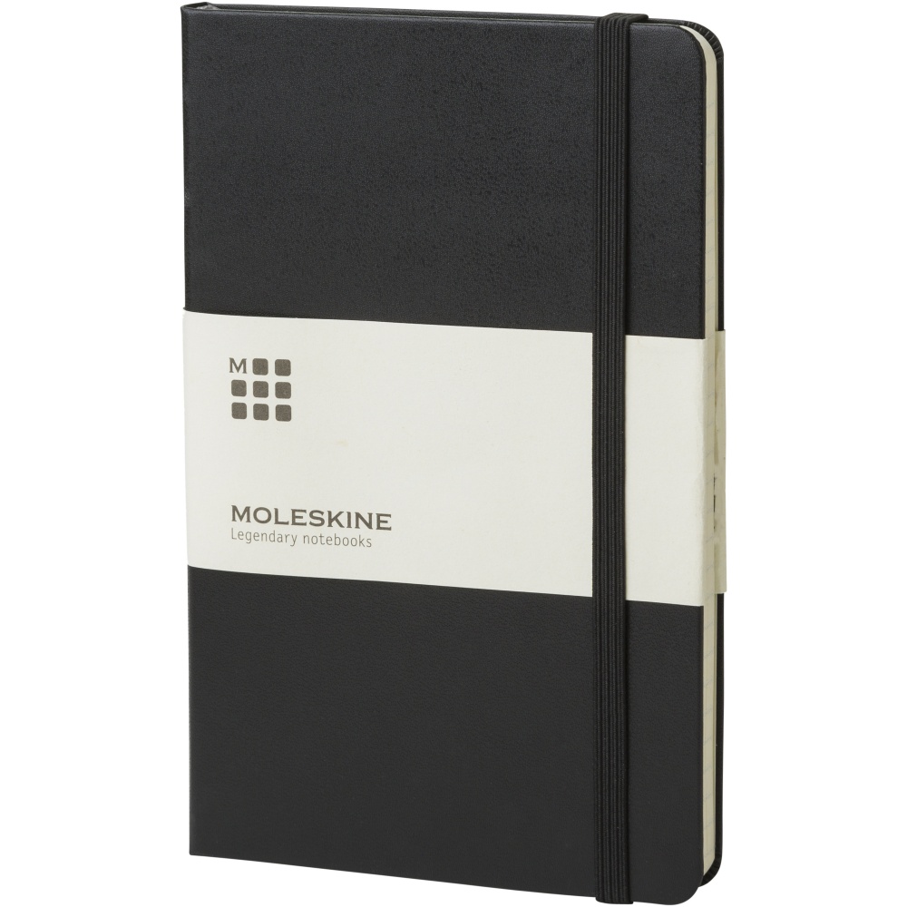 Logo trade promotional giveaways image of: Moleskine Classic L hard cover notebook - squared