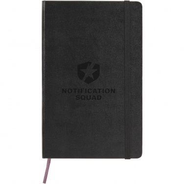 Logo trade corporate gifts picture of: Moleskine Classic L hard cover notebook - squared