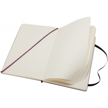 Logotrade promotional gift picture of: Moleskine Classic L hard cover notebook - squared