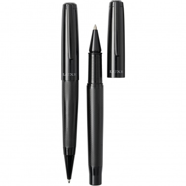 Logo trade promotional gifts image of: Gloss duo pen gift set