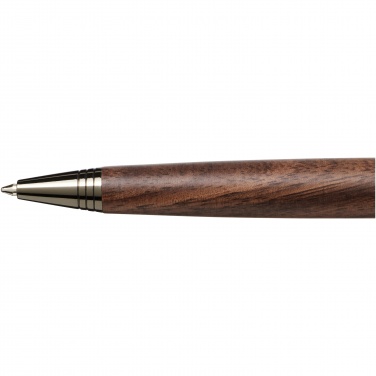 Logo trade corporate gifts picture of: Loure wood barrel ballpoint pen