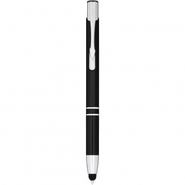 Logotrade advertising product picture of: Moneta anodized aluminium click stylus ballpoint pen