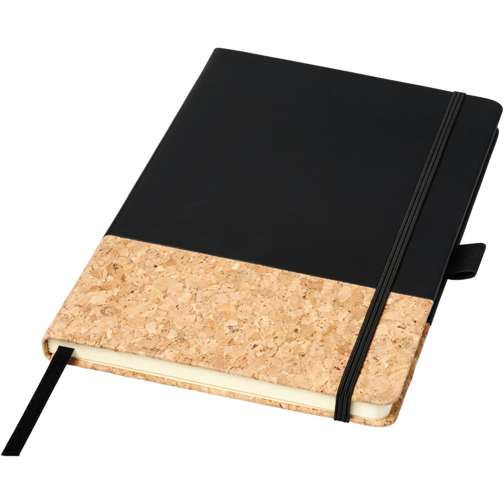 Logo trade advertising product photo of: Evora A5 cork thermo PU notebook