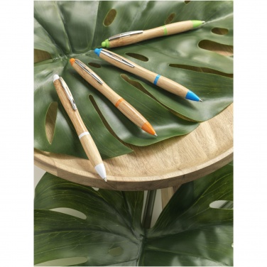 Logotrade advertising products photo of: Nash bamboo ballpoint pen