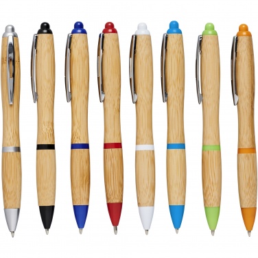 Logo trade promotional products picture of: Nash bamboo ballpoint pen