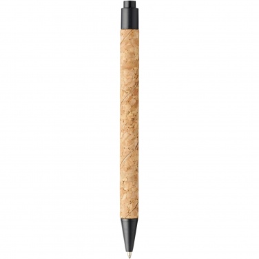 Logo trade promotional items picture of: Midar cork and wheat straw ballpoint pen