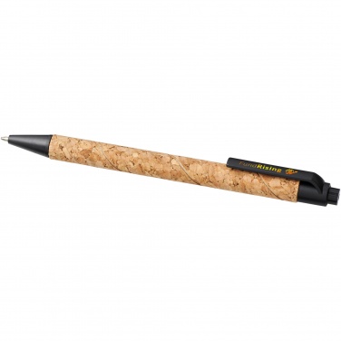 Logotrade promotional item image of: Midar cork and wheat straw ballpoint pen