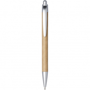 Logo trade promotional products image of: Tiflet recycled paper ballpoint pen