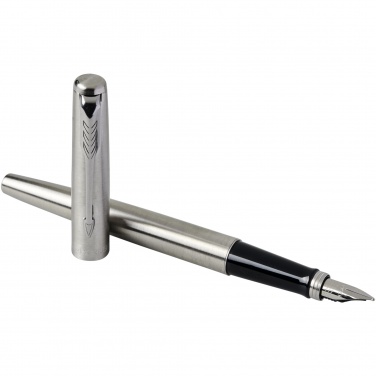 Logo trade promotional merchandise image of: Parker Jotter stainless steel fountain pen