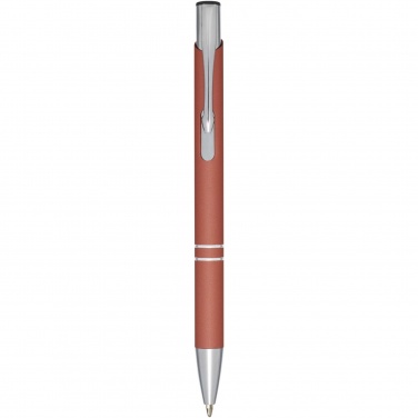 Logo trade advertising products image of: Moneta soft touch ballpoint pen