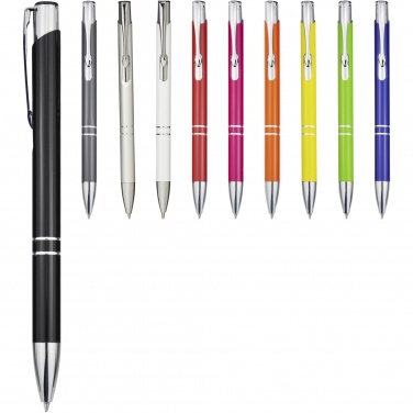 Logotrade promotional products photo of: Moneta aluminium click ballpoint pen