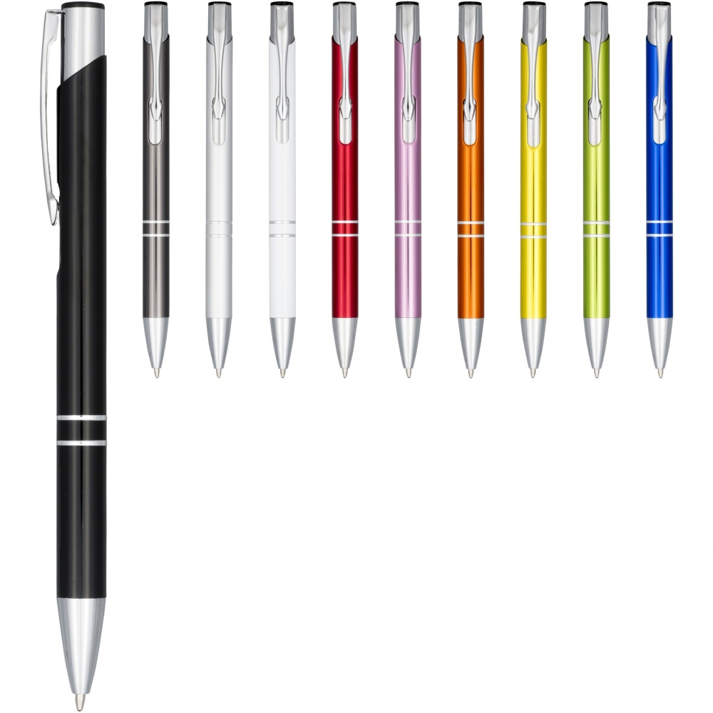 Logotrade corporate gift picture of: Moneta anodized aluminium click ballpoint pen