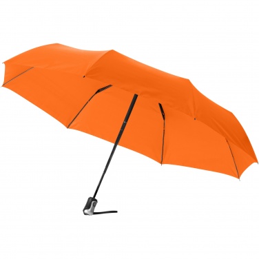 Logo trade promotional giveaways image of: Alex 21.5" foldable auto open/close umbrella