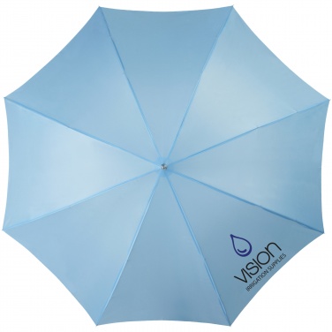 Logo trade promotional merchandise photo of: Lisa 23" auto open umbrella with wooden handle