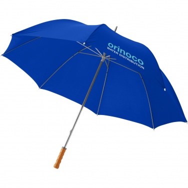 Logo trade promotional giveaways image of: Karl 30" golf umbrella with wooden handle