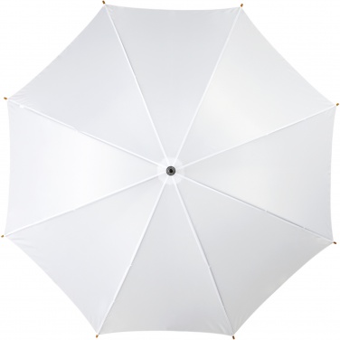 Logo trade promotional gifts picture of: Kyle 23" auto open umbrella wooden shaft and handle