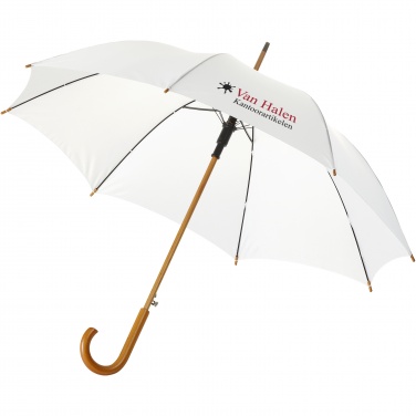 Logotrade promotional giveaways photo of: Kyle 23" auto open umbrella wooden shaft and handle