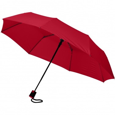 Logo trade business gift photo of: Wali 21" foldable auto open umbrella