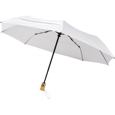 Logo trade promotional gift photo of: Bo 21" foldable auto open/close recycled PET umbrella