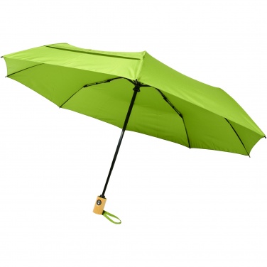 Logo trade corporate gifts picture of: Bo 21" foldable auto open/close recycled PET umbrella