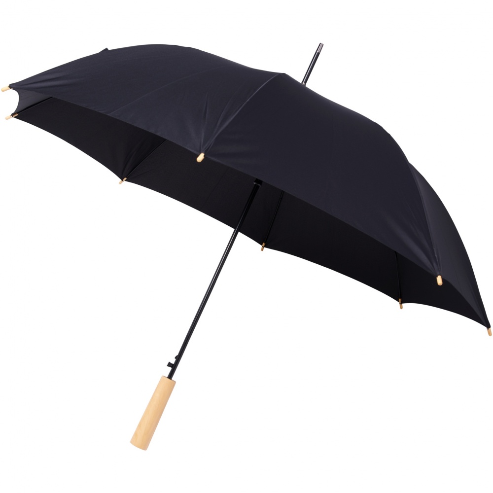 Logo trade promotional giveaway photo of: Alina 23" auto open recycled PET umbrella