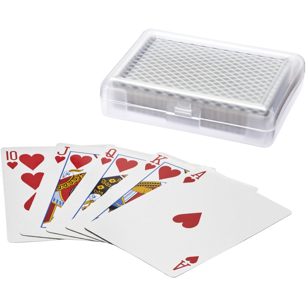 Logo trade corporate gifts picture of: Reno playing cards set in case