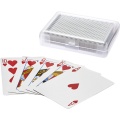 Reno playing cards set in case, Solid black / Transparent