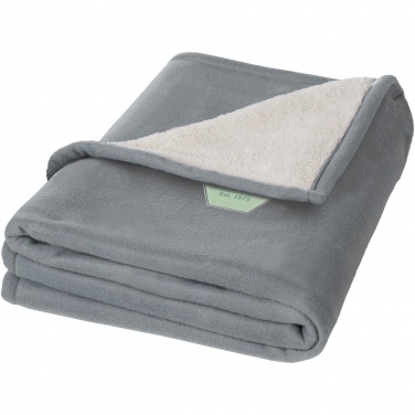 Logo trade promotional merchandise photo of: Springwood soft fleece and sherpa plaid blanket